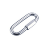 Heavy Duty Threaded Quick Chain Link for Tire Swing Camping Hammock Stainless Steel Oval Locking Carabine