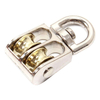 BT-0173 Metal Sheave Zinc Alloy Fixed Pulley Crown Block and Tackle Lifting Wheel Mini Single Double Pulley