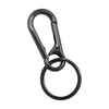Zinc Alloy Gun Color Simple Lock Carabiner Car Lock Ring Keychain Hook