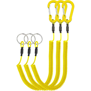 Stainless Steel Fishing Rod PVC and Plastic Material Lead Core Anti-loss Lead Rope Scaffold Tool Lanyard