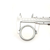 Welded Round Ring Galvanized Steel 5*40mm Hardware Accessory for Connecting Silver O Rings for Bags