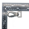 BT-Z015 Gun Silver Clasps Swivel Clips Gancho Perro Dog Leash Zinc Metal Pet Buckle Screw Eye Hooks Snap Hook