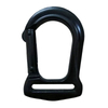 BT-AF085 Black Tention Zinc Alloy Strap Buckle Making Accessories Yoga Swivel Snap Hook Carabiner