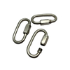 5MM Val Shape Quick Link Hook Stainless Steel Wire Rope Chain Quick Link Carabiner Clips Carabiners Wholesale Safety Hook