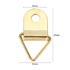 Metal Photo Picture Frame Hanger Wall Mount Hanger Picture Hanging Hooks Small Triangle Ring Picture Hangers Hardware