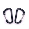 BT-L50 Wire Gate 5KN Hammock Camping Hooks 80mm Carabiner Custom Logo Aluminum Caribeaner Clip