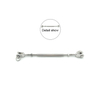 Factory Supplier Stainless Steel Jaw&Jaw European Type Closed Body Cable Turnbuckle