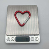 Fashion Aluminum Hook Heart Shape Aluminum Carabiner for Keychain Customized Color