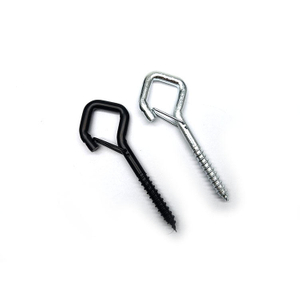 Amazon Hot Sale Black Love Shape Eye Bolt Factory Price Products for Sale Steel Swing Hook Screw Hardware Eye Bolt Galvanized