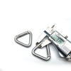 Factory Director High Quality Metal Triangle Snap Hook Carabiner Spring Hook