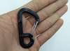 Heavy-Duty Aluminum Snap Hook with Flat Strap Slot & Anti-Corrosion Coating
