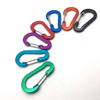 BT-A22 Backpack Camping Wire Gate Light Aluminum Keychain Key Ring Metal Small CarabinerSnap HooK Clip