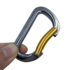 Manufactory Aluminum Carabiner Clips D Shape Carabiner Hook Clips Keychain Door Buckle