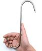 BT-S896S Custom Single Head Sharp Meat Hooks for Refrigerated Trucks SS304 Butcher Stainless Steel S Hook