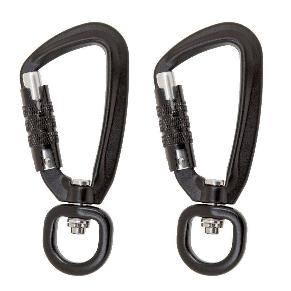 BT-A13301+C Black Classic Aviation Safety Carabiner Clip Breakign Load 4KN for Dog Use Oxdized Dog Leash Swivel Carabiner
