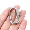 High Quality Chinese Made Zinc Plated 5MM-10MM Quick Link Screw Heavy Duty Oval Carabiner
