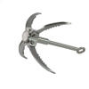 Outdoor Grappling Hook Stainless Steel 304 Four Paws Mountaineering Survival Climbing Claws Wholesale Mining Silver Hook Claws