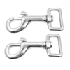 BT-Z857 Zinc Alloy Moschettone Hardware Nickel Plated Bolt Metal Dog Shape Holder With Metal Carabiner Swivel Metal Hook Snap