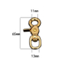 BT-Z005 Handbag Lobster Clasps Clips Straps High Polish Outdoor Activity Solid Brass Hook Snap Trigger Hook Pet Carabiner
