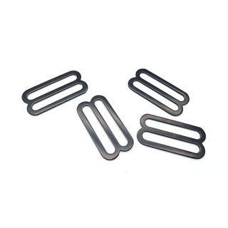 38mm 20mm 25mm Adjustable Fixing Black Metal Handbag Strap Length Tri Glide Buckle Slider Slide Clip