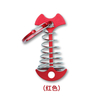 Aluminum Alloy Tent Accessories Outdoor Camping Canopy Wind Rope Buckle Fish Bone Spring Pallet Hook Multi-functional Buckle