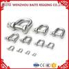 Mini Shackles AISI 304 316 Stainless Steel European Type D Shackle
