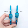 24KN 7075 Aluminium Climbing Hook CE Certified Swivel Safety Carabiner with Lock for Rock Climbing