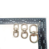 China Supplier Rigging Hardware Nickel Plated Stainless Steel Double Ended Eye Rotating Carabiner Hook Ceiling Hooks