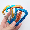 High-Strength 7075 Aluminum Carabiner Clips D Shape Heavy Duty Climbing Buckle for Hammock,Outdoor Climbing