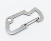New Design Metal Multi-function Aluminium Bottle Opener with Carabiner Hook, Bottle Opener ,Carabiner for Key