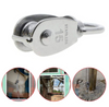 BT-0173 Stainless Steel Pulley M15 Single Wheel Swivel Set Lifting Wheel Tools Durable Wire Rope Pulley