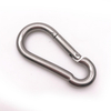 BT-245 8CM Din5299 FromC Heavy Duty 8X80mm Metal Snap Hook 304 Stainless Steel Carabiner Mousqueton