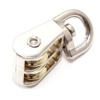 BT-0173 Metal Sheave Zinc Alloy Fixed Pulley Crown Block and Tackle Lifting Wheel Mini Single Double Pulley