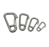 High Quality Stainless Steel304/316 Snap Hook Safety Carabiner Clip for Marine Hardware Simple Hook