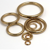 BT-B05 Wholesale for Handbag Hardware Accessory Decoration Round Solid Brass Ring Brass O Ring