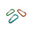 Decorative Color Snap Hooks Cup Hanging Bag Hook D Shape Aluminum Carabiner Keychain Hook
