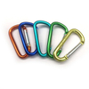 Decorative Color Snap Hooks Cup Hanging Bag Hook D Shape Aluminum Carabiner Keychain Hook