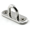 AISI304 Stainless Steel Marine Rowing Boat Sailboat Oblong Pad Eye Plate Rigging Plate