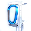 Aluminum Alloy Retail Custom Color Snap Hook Carabiner Handbags Keychain Multi Tool D-shape Carabiner 8cm