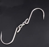 Stainless Steel Butcher Swivel Double Slaughter House Hanging Rolling TruckMeat Hooks S-hook Rolling Meat Hook
