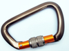 Aluminum Carabiner 25KN Professional Manufacturer Ultra-Light Locking Carabiner Industrial Personal Safety