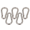 BT-245 Heavy Duty DIN 5299 FORM C 7mm 304 Snap Hook Gourd Type Stainless Steel Carabiner Mousqueton Karabiner Snap Hook
