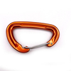 BT-A501 New Design Safety 24kn Lock Clasp Oxidized Custom Clip Hook Climbing Carabiners D-shape Aluminum D Shape Wire Gate Cara