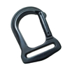 BT-AF085 Black Tention Zinc Alloy Strap Buckle Making Accessories Yoga Swivel Snap Hook Carabiner