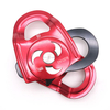 8-13mm Aluminum Outdoor Climbing Emergency Rescue Hardware Rigging Rope Double Pulley Block