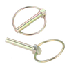 BT-365 Colourful Zinc Plated Hitch Linch Spring Pins Made in China Locking Lynch Pins