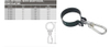 Round Swing Hook Outdoors Hangers Playground Equipment Carabiner D Clamp for Timber Swing Clamp Hook