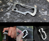 New Design Metal Multi-function Aluminium Bottle Opener with Carabiner Hook, Bottle Opener ,Carabiner for Key