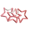 Fashion Style Colorful Aluminum Snap Hook Small Multi-function Star Shape Lightweight Carabiner Clip