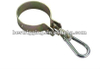 BT-A667 Rigging Hardware Pair of Galvanized Metal Swing Fixings Round Swing Fixing With Carabiner Hook Swing Hanger